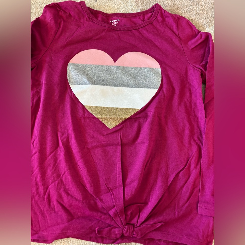 Carter’s Girl’s Long Sleeve Top Bundle, size 14-NWT - Picture 6 of 10